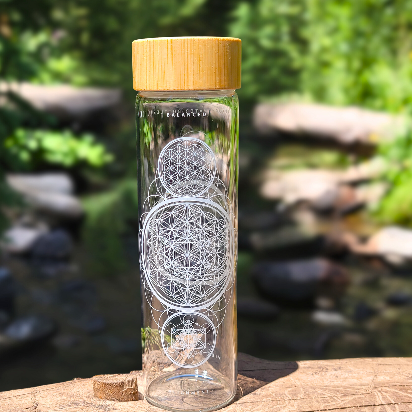 ALIGNMENT VIBE BOTTLES | BAMBOO CAP | 20 OZ.